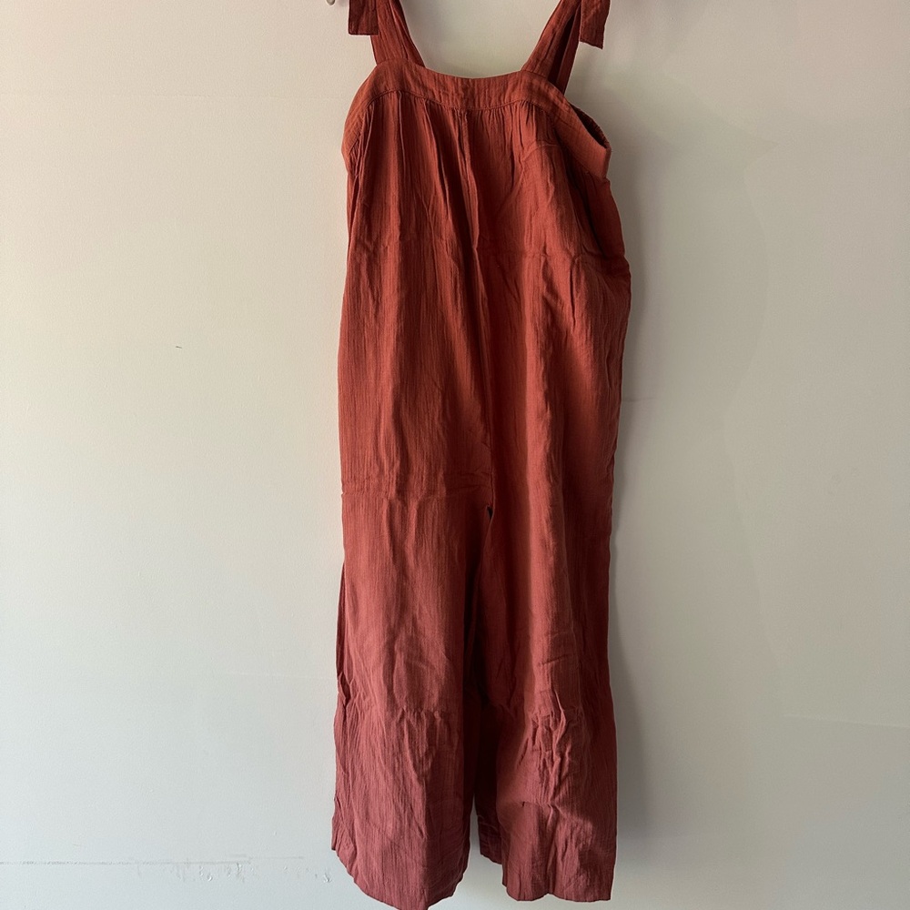 Madewell Rust Jumpsuit - Picture 2 of 7